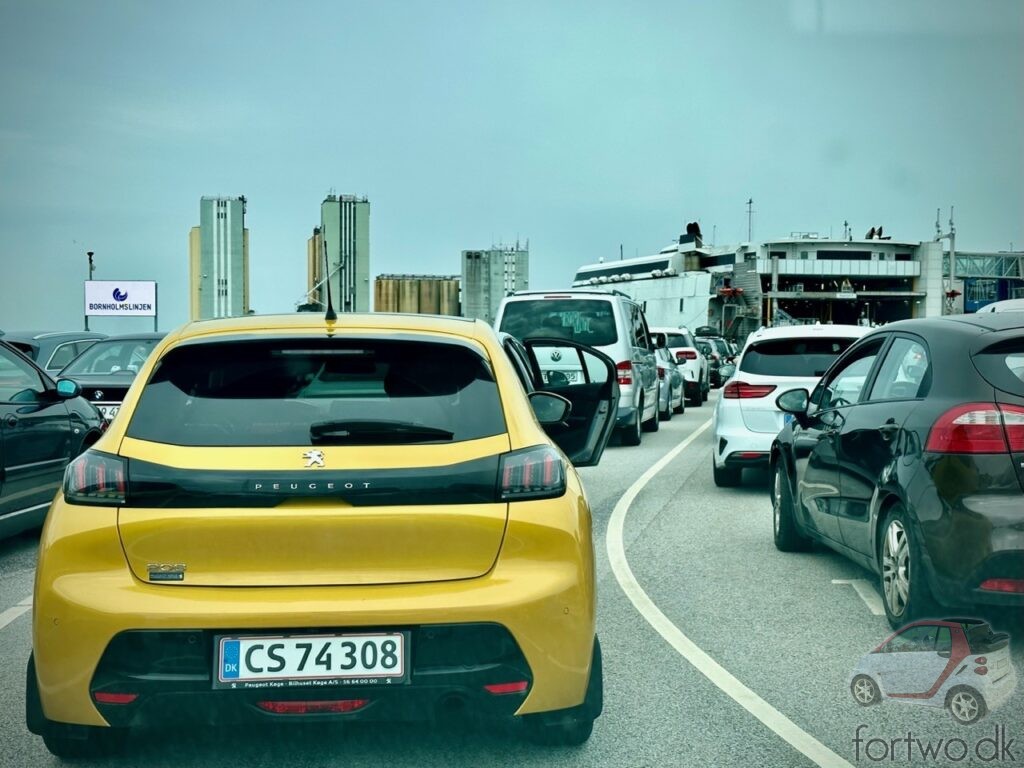 Waiting to get on board Express 1, the ferry to Bornholm - Ystad, Sweden