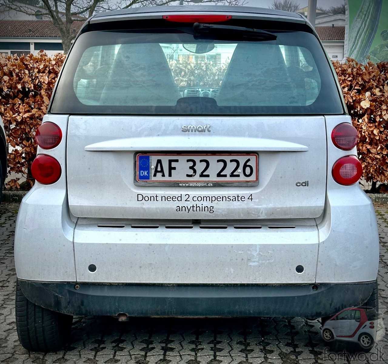 Smart Fortwo - Don’t need to compensate for anything!