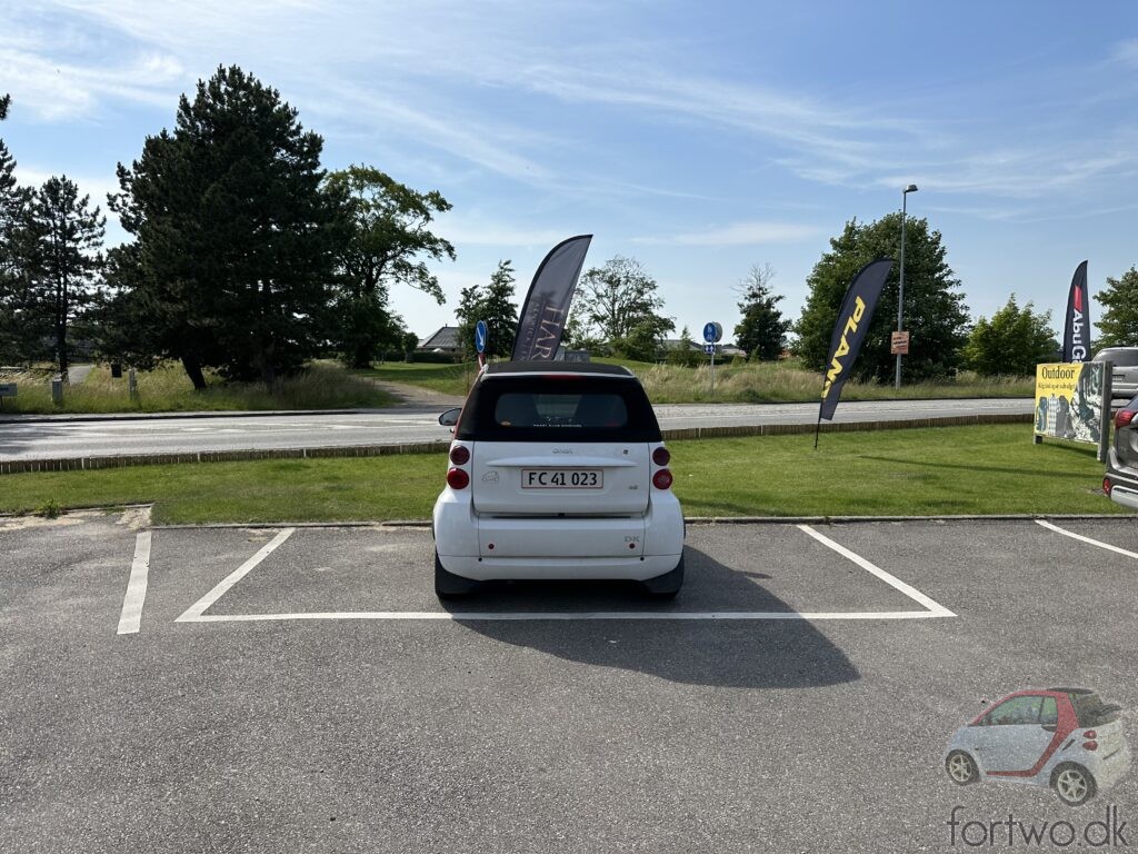 The perfect parking space for a Smart Fortwo