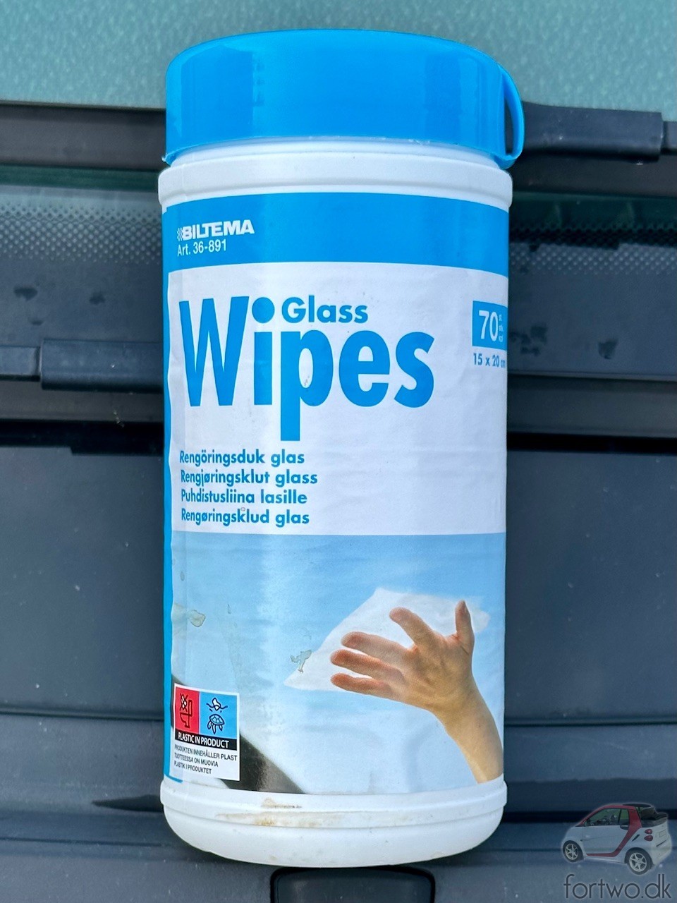 Biltema Glass Wipes